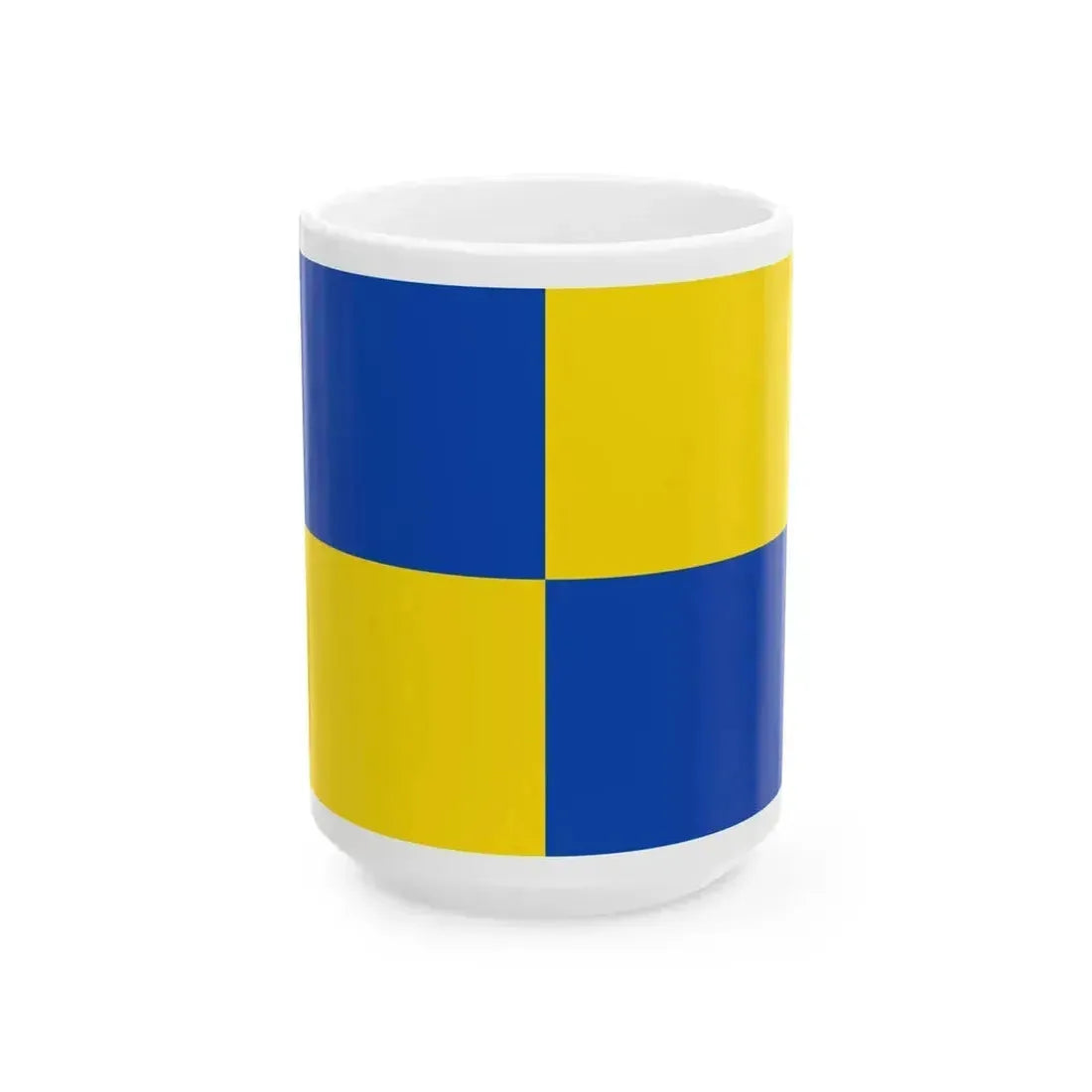 Bandera de Zapallar (Chile) White Coffee Mug 15oz - Go Mug Yourself