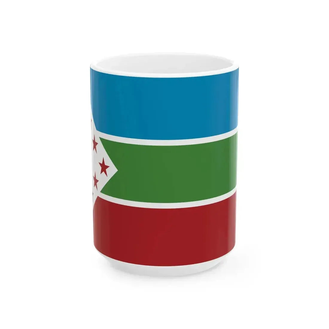 Bandera de Zarcero Costa Rica (Costa Rica) White Coffee Mug 15oz - Go Mug Yourself
