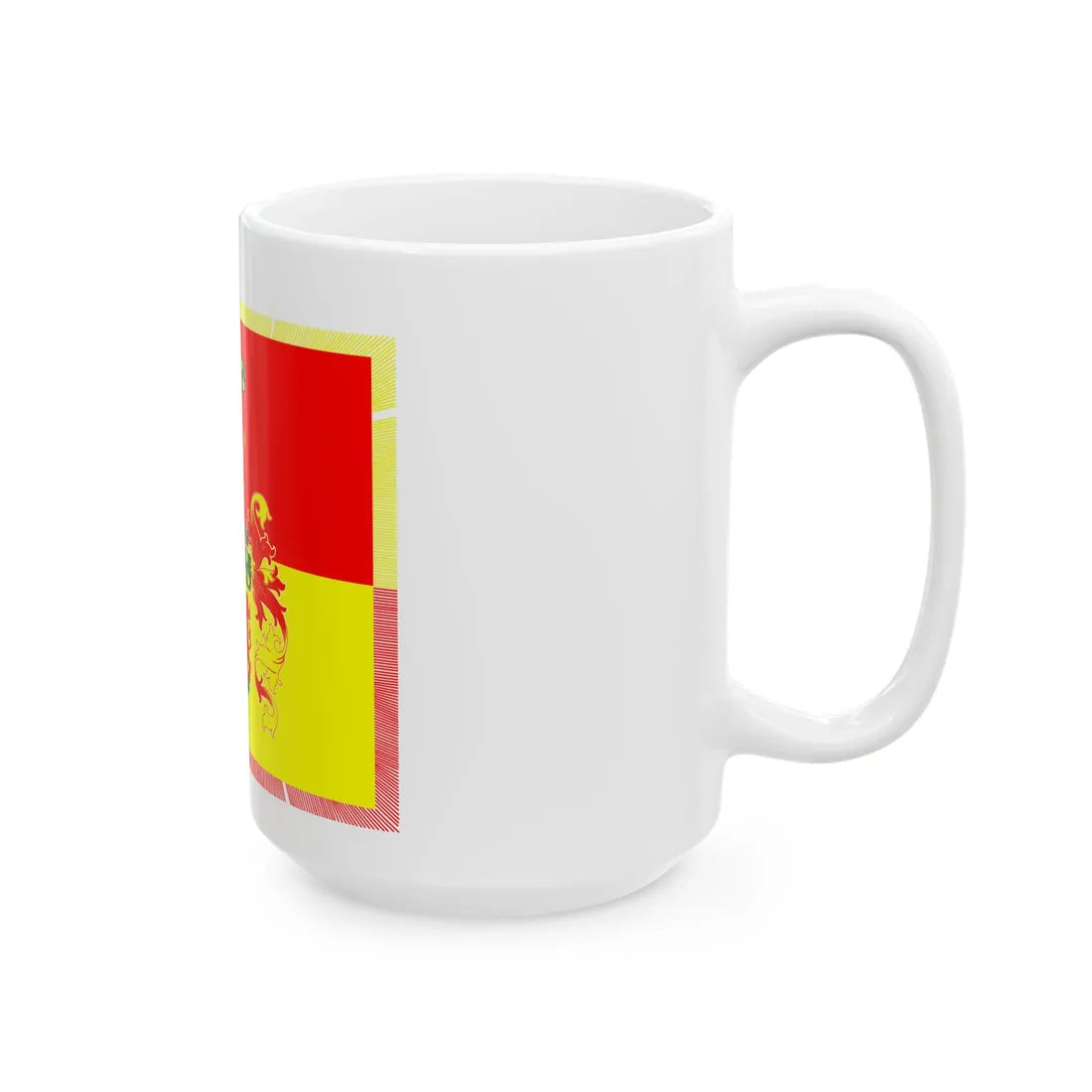 Bandera decorativa de Pirna (Germany) White Coffee Mug - Go Mug Yourself
