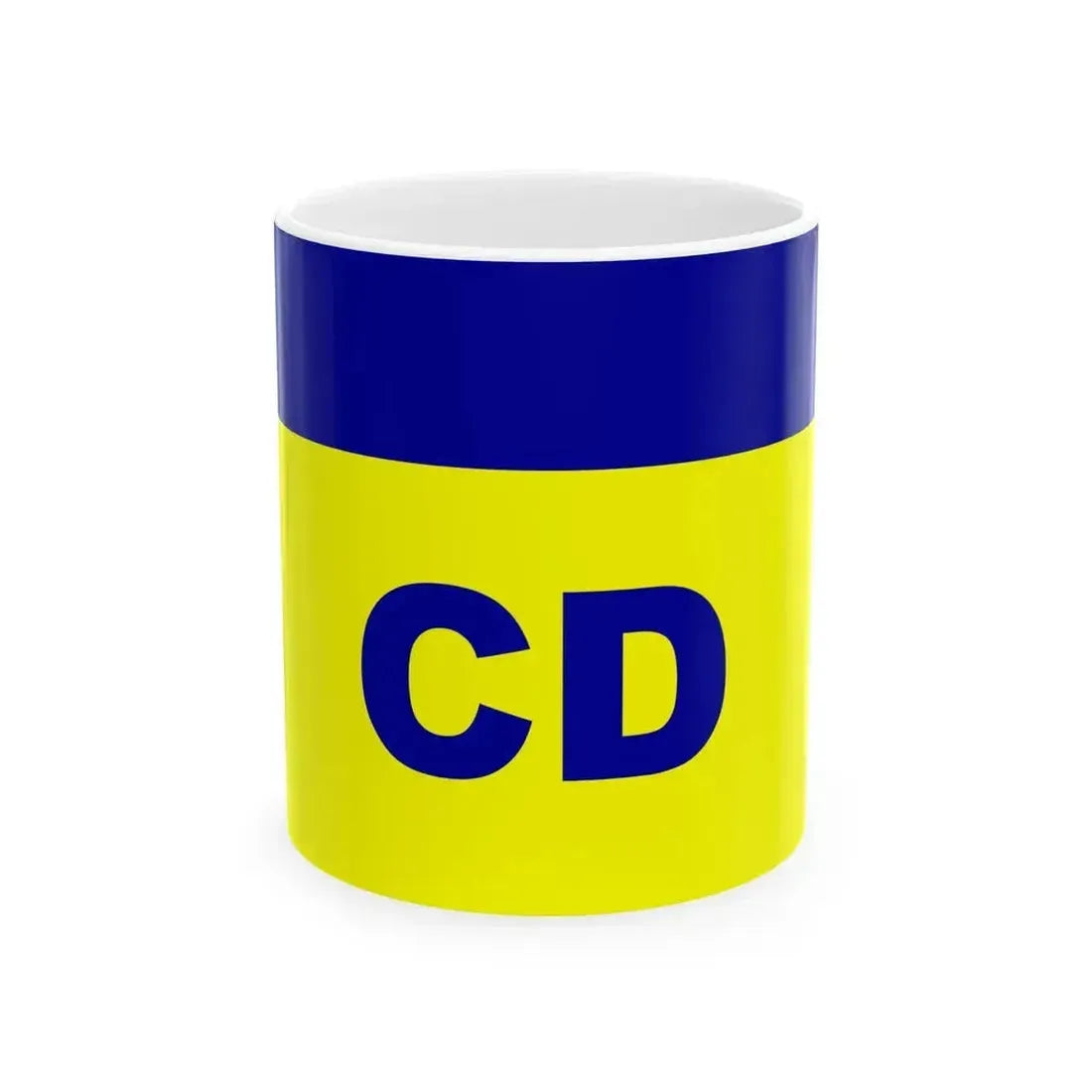 Bandera del CD (El Salvador) White Coffee Mug 11oz - Go Mug Yourself