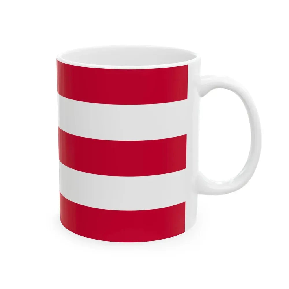 Bandera del Club de la Habana (Cuba) White Coffee Mug - Go Mug Yourself