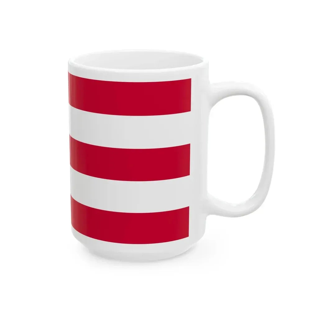 Bandera del Club de la Habana (Cuba) White Coffee Mug - Go Mug Yourself