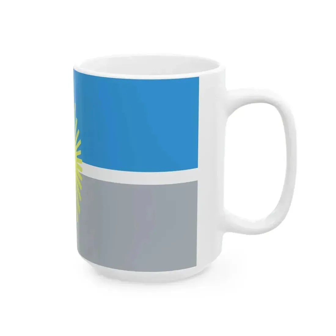 Bandera del Departamento General Alvear (Argentina) White Coffee Mug - Go Mug Yourself