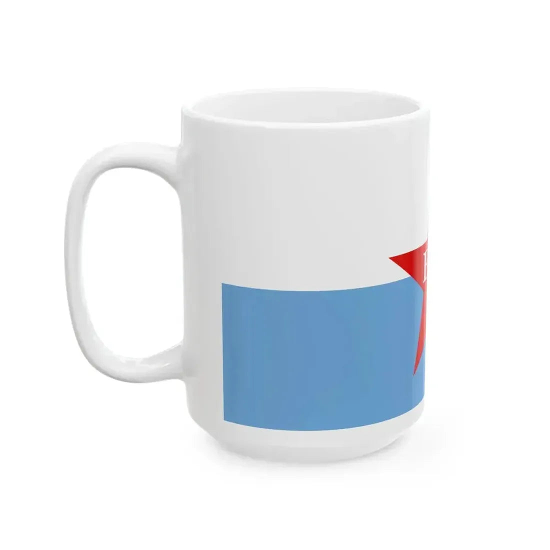 Bandera del ERP (Argentina) White Coffee Mug - Go Mug Yourself