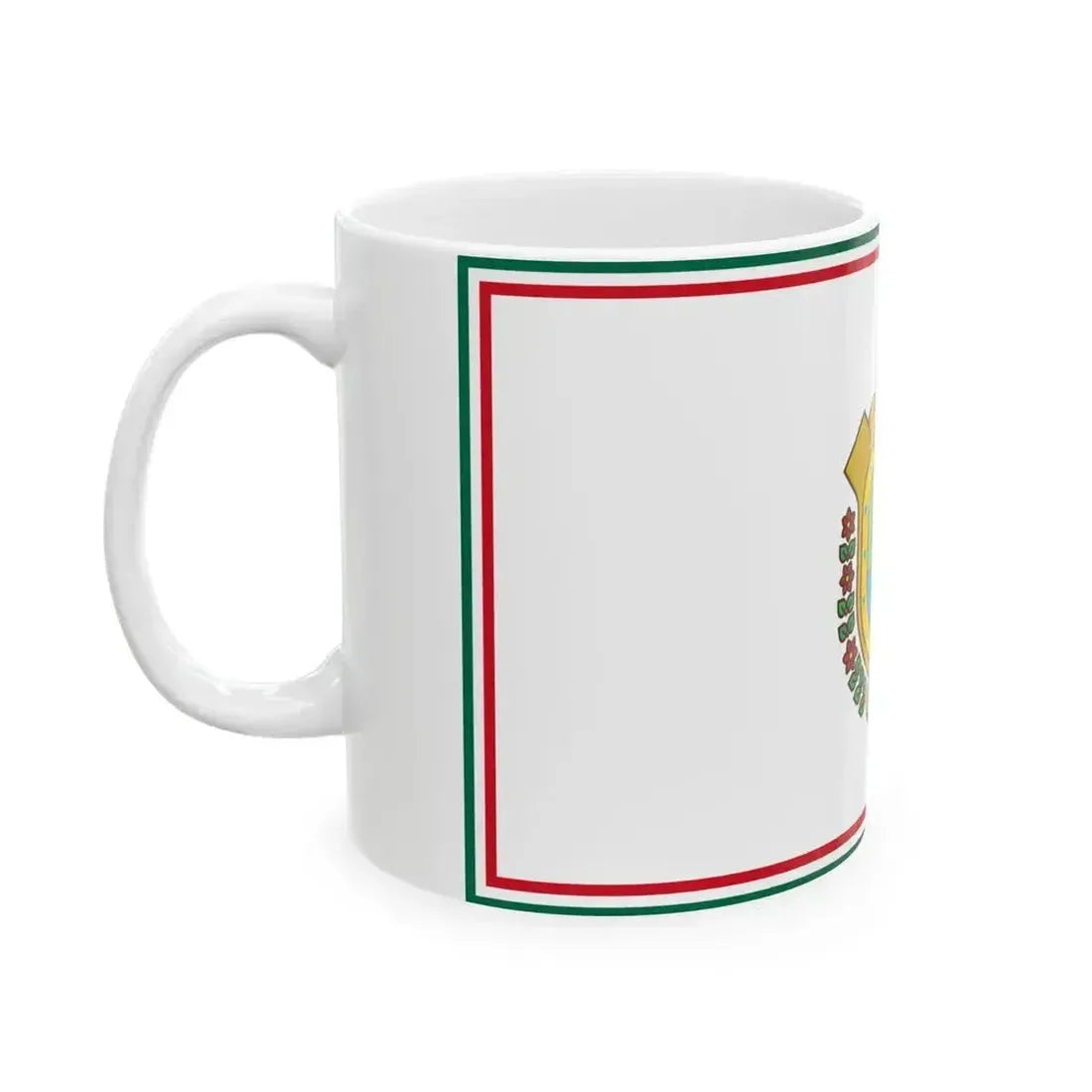 Bandera del Gobierno de Veracruz de Ignacio de la Llave (Mexico) White Coffee Mug - Go Mug Yourself