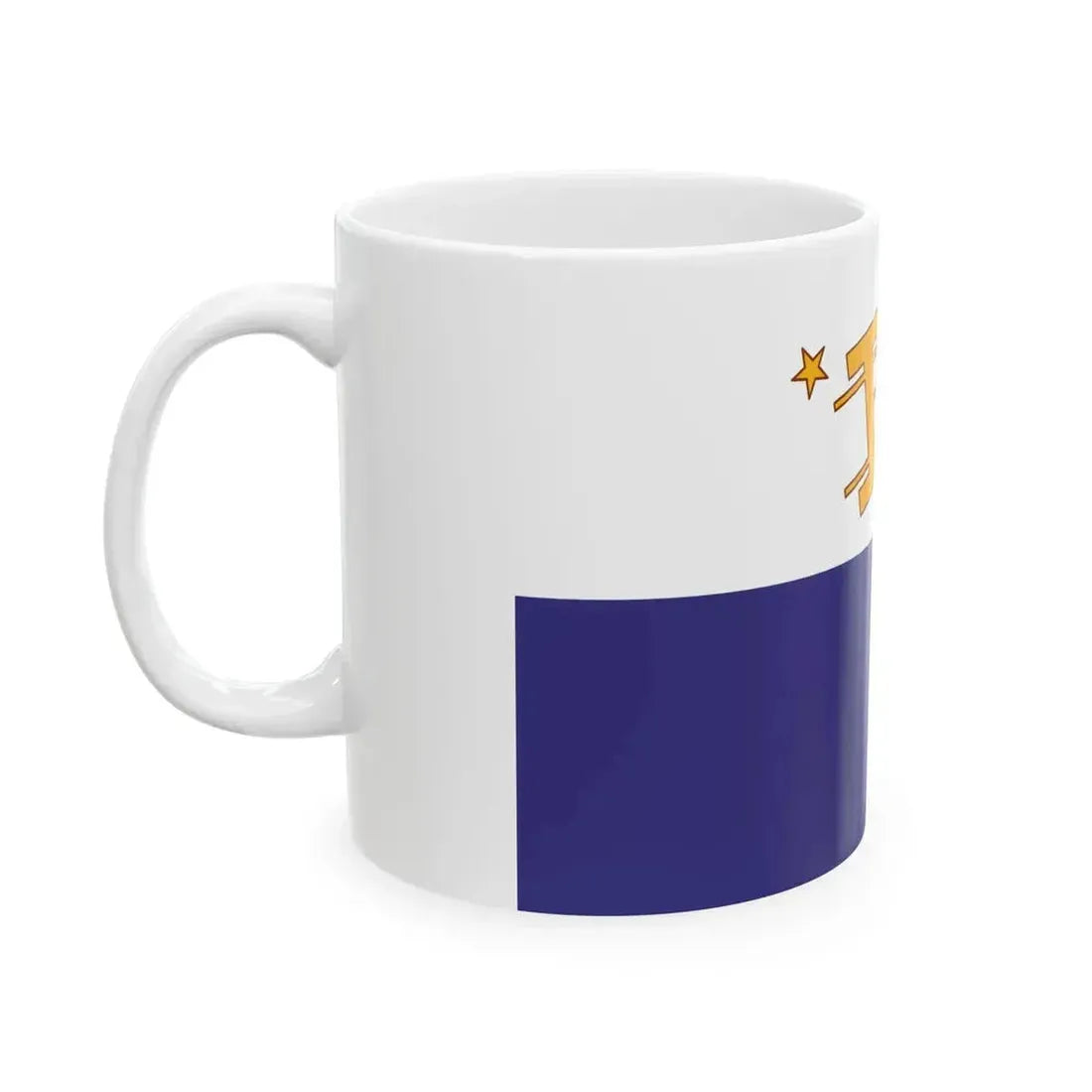 Bandera del Instituto Browniano ARA (Argentina) White Coffee Mug - Go Mug Yourself