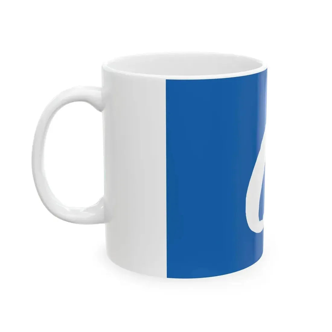 Bandera del Partido Conservador Colombiano (Colombia) White Coffee Mug - Go Mug Yourself