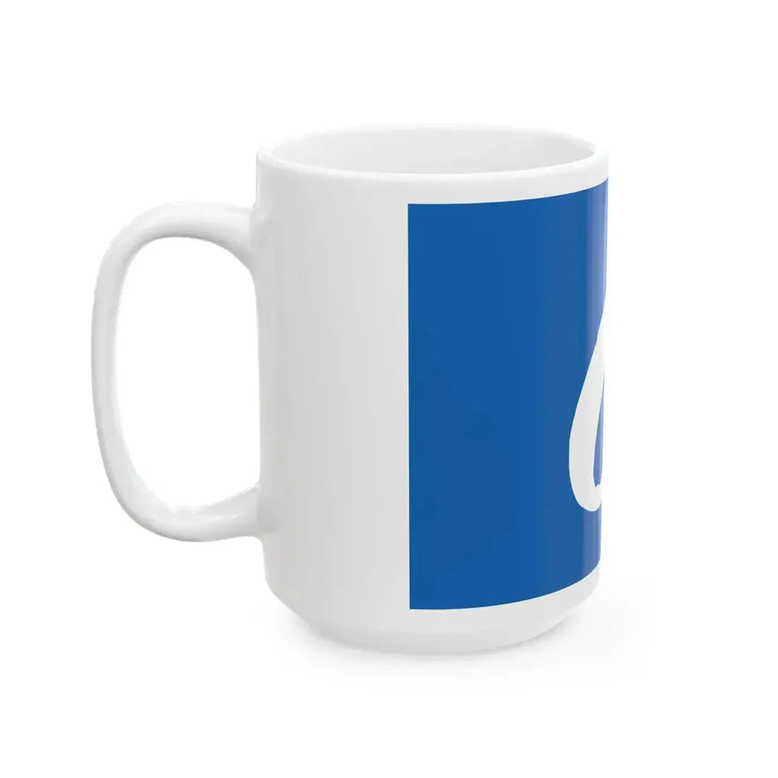 Bandera del Partido Conservador Colombiano (Colombia) White Coffee Mug - Go Mug Yourself