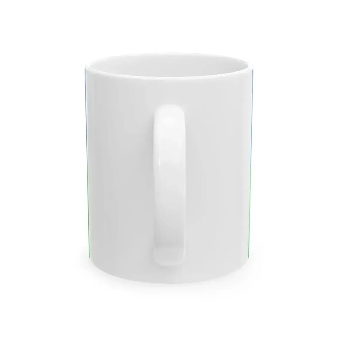 Bandera del pueblo Mbya Guarani de Yyryapu (Argentina) White Coffee Mug - Go Mug Yourself