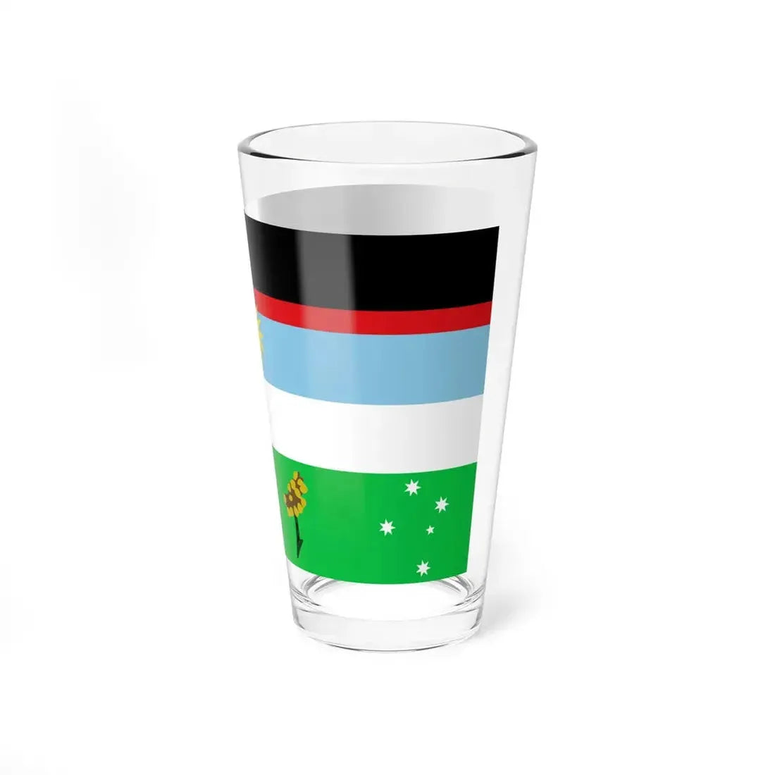 Bandera del pueblo Mocoví (Argentina) Pint Glass 16oz - Go Mug Yourself
