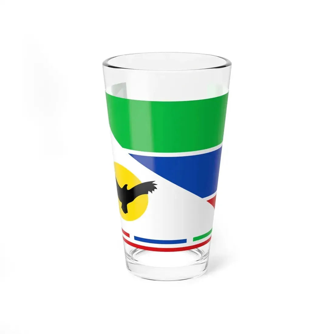 Bandera del pueblo Pilagá (Argentina) Pint Glass 16oz 16oz - Go Mug Yourself