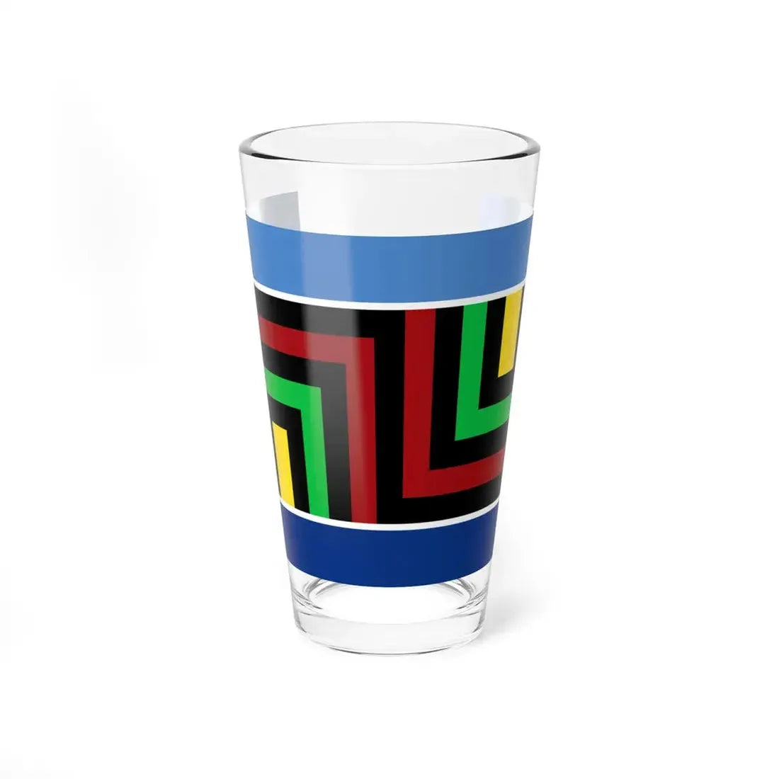 Bandera del pueblo Qom (Argentina) Pint Glass 16oz 16oz - Go Mug Yourself