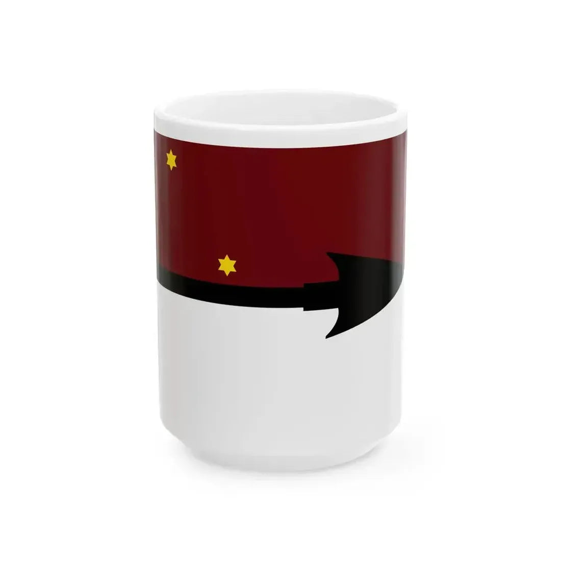 Bandera del pueblo Selknam (Argentina) White Coffee Mug 15oz - Go Mug Yourself