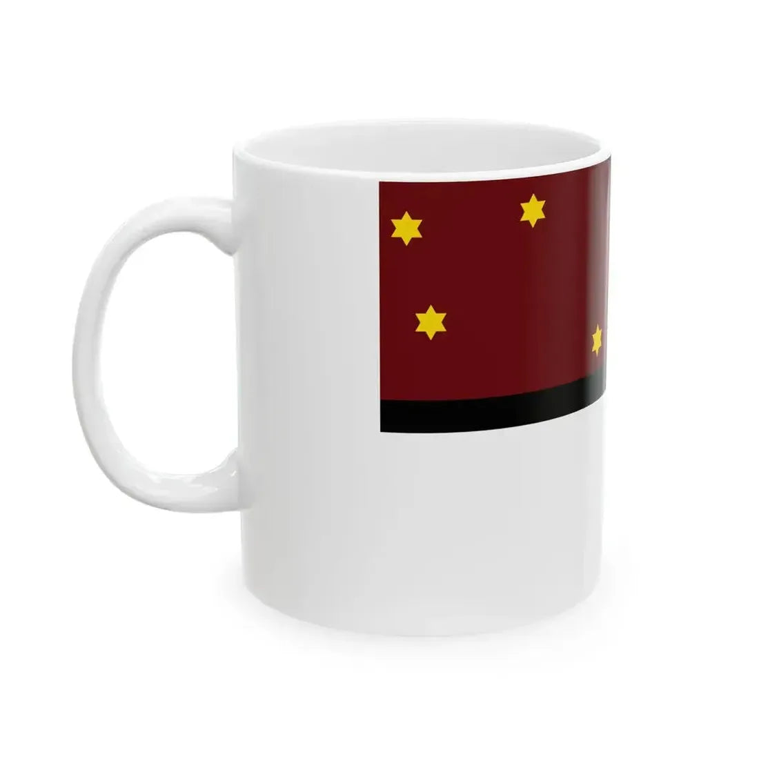Bandera del pueblo Selknam (Argentina) White Coffee Mug - Go Mug Yourself