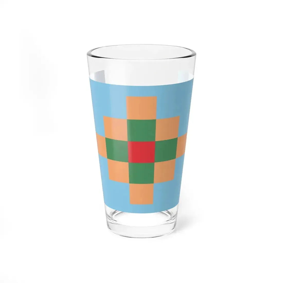 Bandera del pueblo Tonokoté (Argentina) Pint Glass 16oz 16oz - Go Mug Yourself