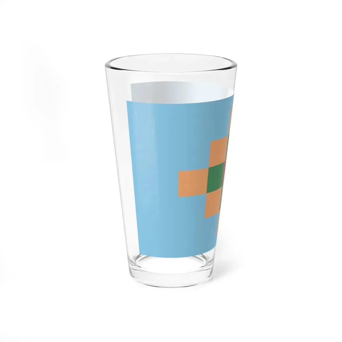 Bandera del pueblo Tonokoté (Argentina) Pint Glass 16oz - Go Mug Yourself
