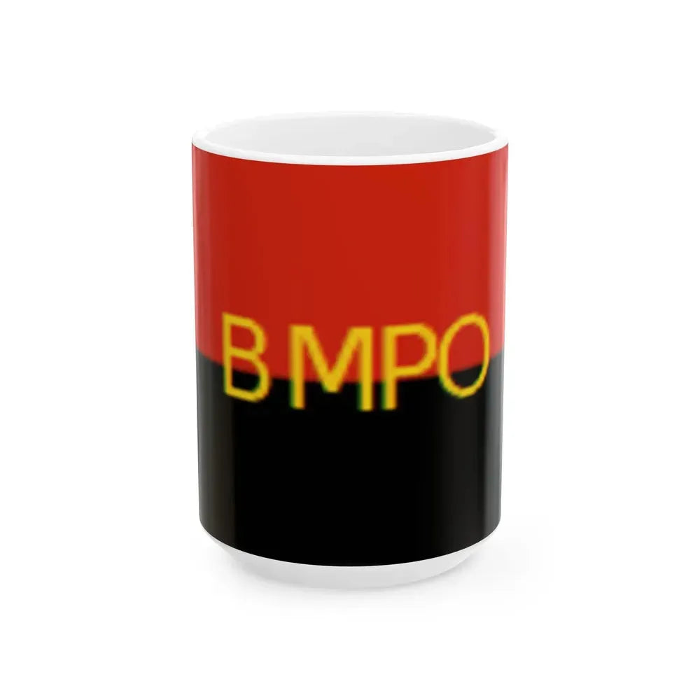 Bandera del VMRO (Bulgaria) White Coffee Mug 15oz - Go Mug Yourself