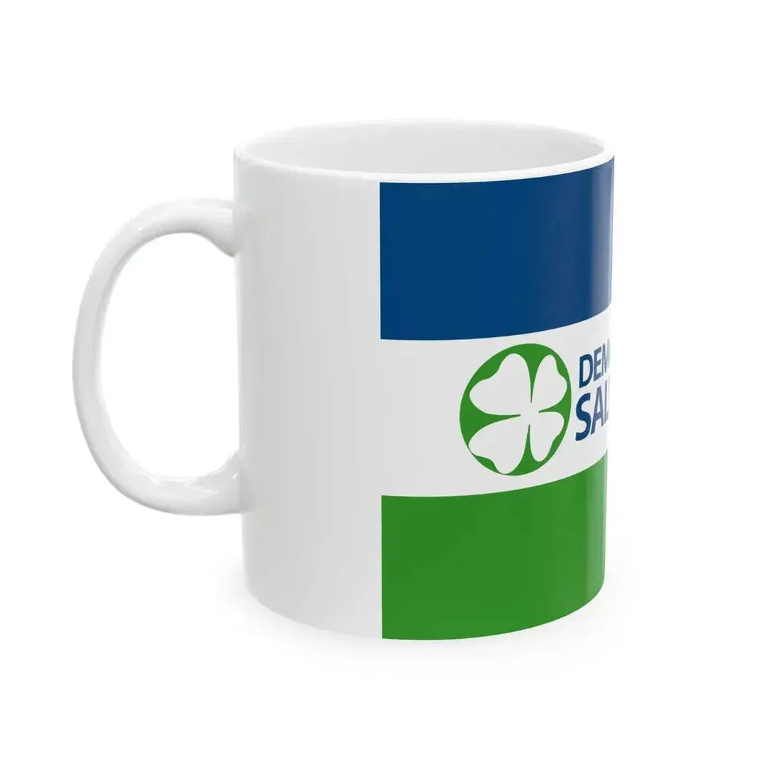 Bandera DS (El Salvador) White Coffee Mug - Go Mug Yourself