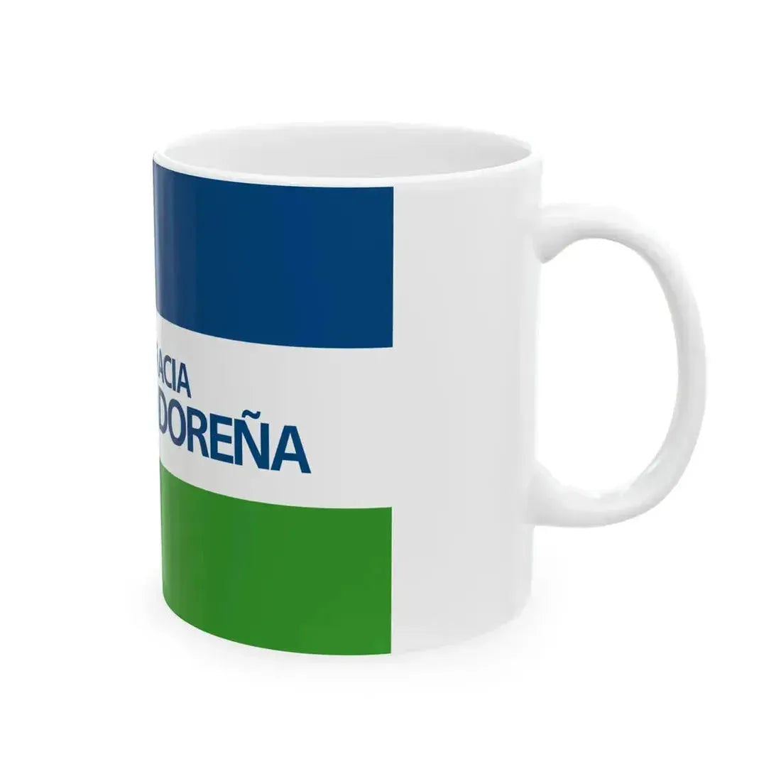 Bandera DS (El Salvador) White Coffee Mug - Go Mug Yourself