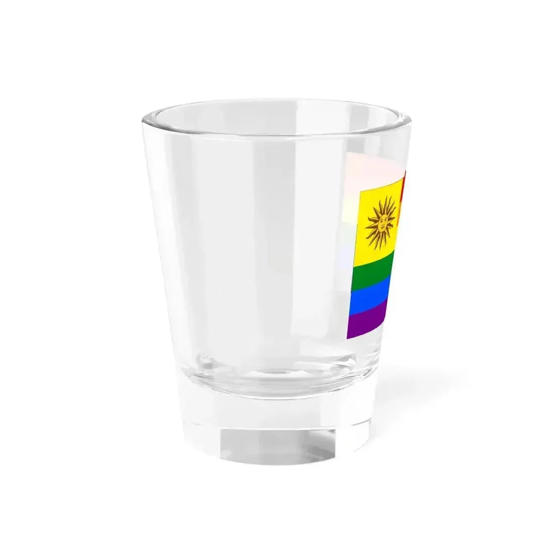 Bandera gay Uruguay (Uruguay) Shot Glass 1.5oz - Go Mug Yourself