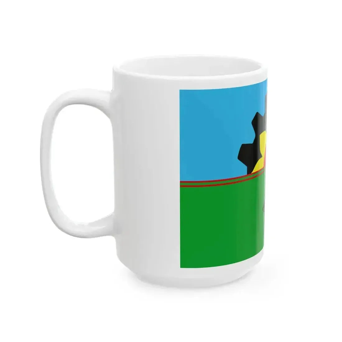 Bandera Lonquimay (Argentina) White Coffee Mug - Go Mug Yourself