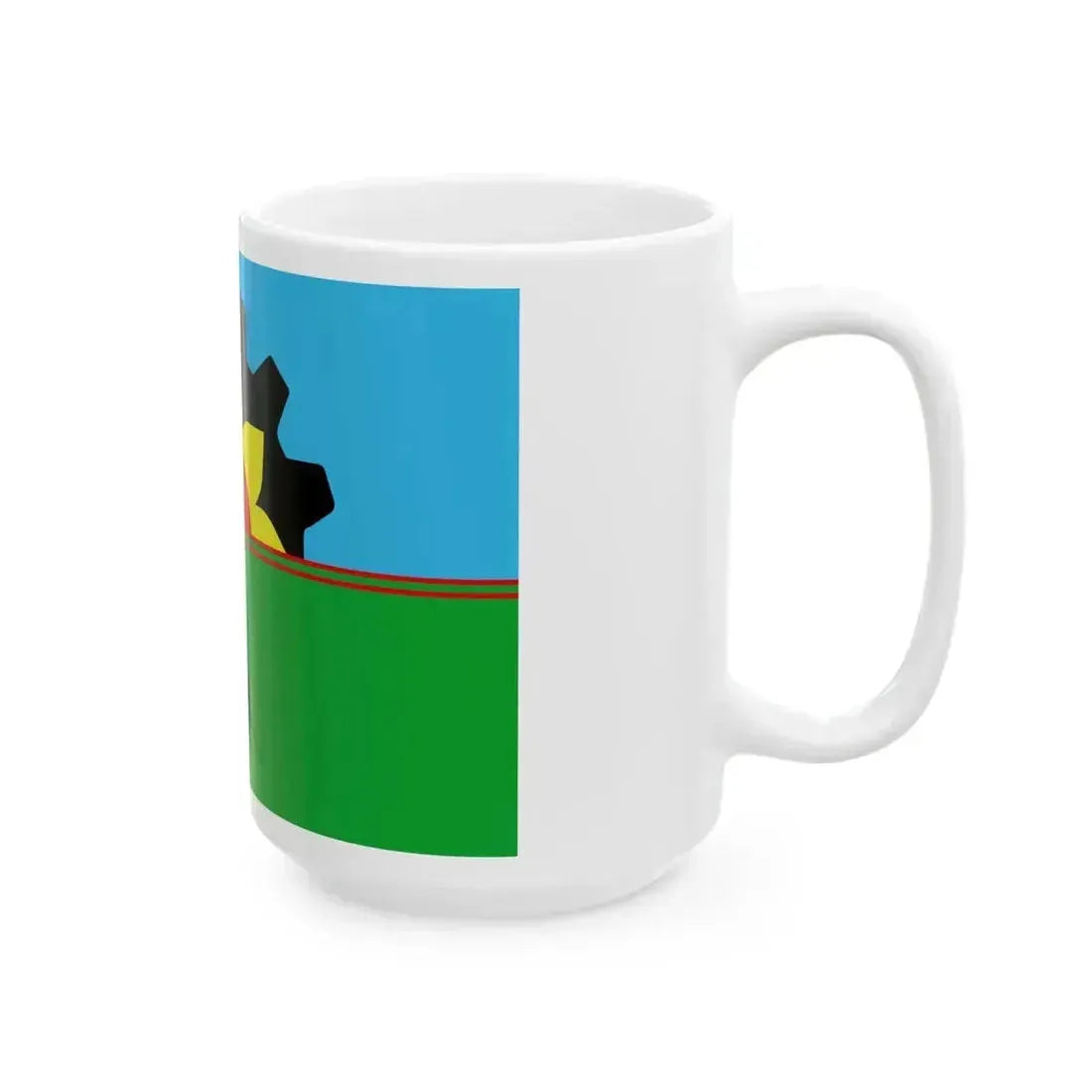 Bandera Lonquimay (Argentina) White Coffee Mug - Go Mug Yourself