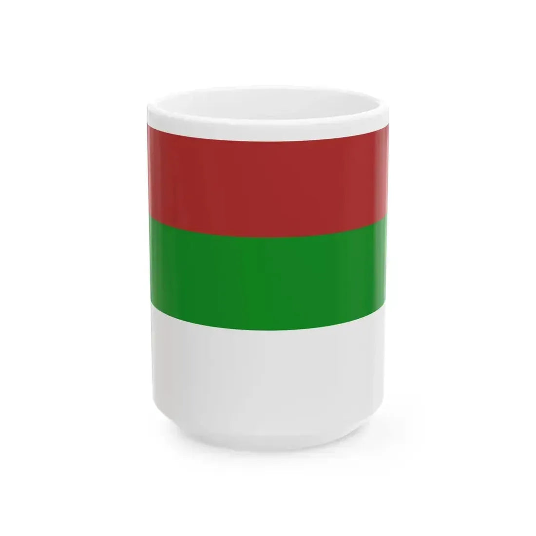 Bandera misiones andresito 1815-1827 (Argentina) White Coffee Mug 15oz - Go Mug Yourself