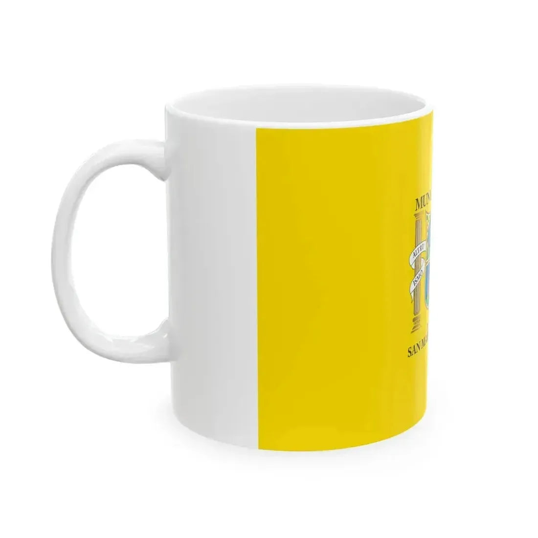 Bandera Municipalidad Distrital de San Martin de Porres (Peru) White Coffee Mug - Go Mug Yourself