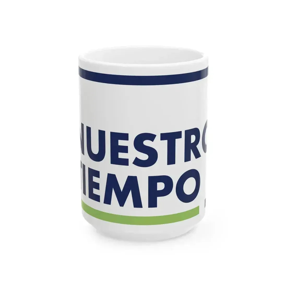 Bandera NT (El Salvador) White Coffee Mug 15oz - Go Mug Yourself