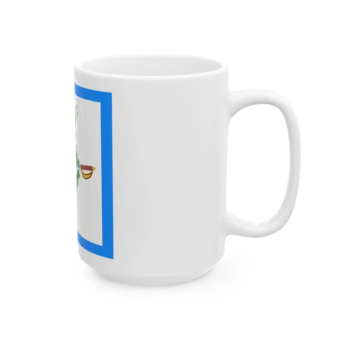 Bandera Parlamentaria de Mexico en 1815 (Mexico) White Coffee Mug - Go Mug Yourself