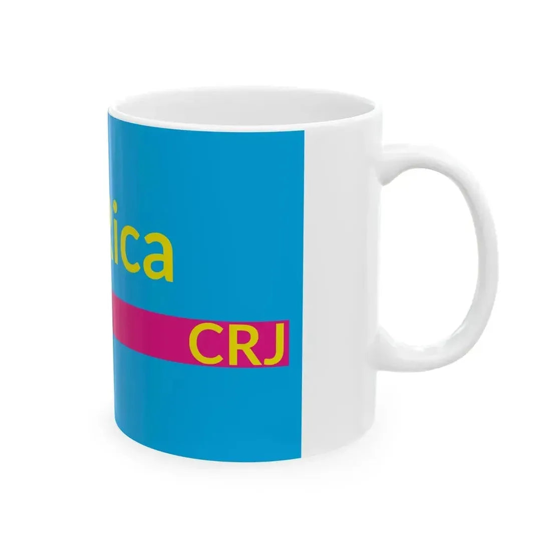 Bandera Partido Costa Rica Justa (Costa Rica) White Coffee Mug - Go Mug Yourself