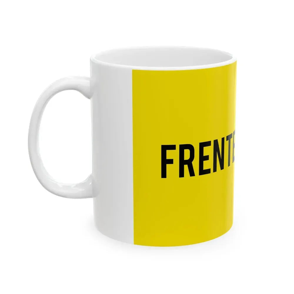Bandera Partido Frente Amplio Costa Rica (Costa Rica) White Coffee Mug - Go Mug Yourself
