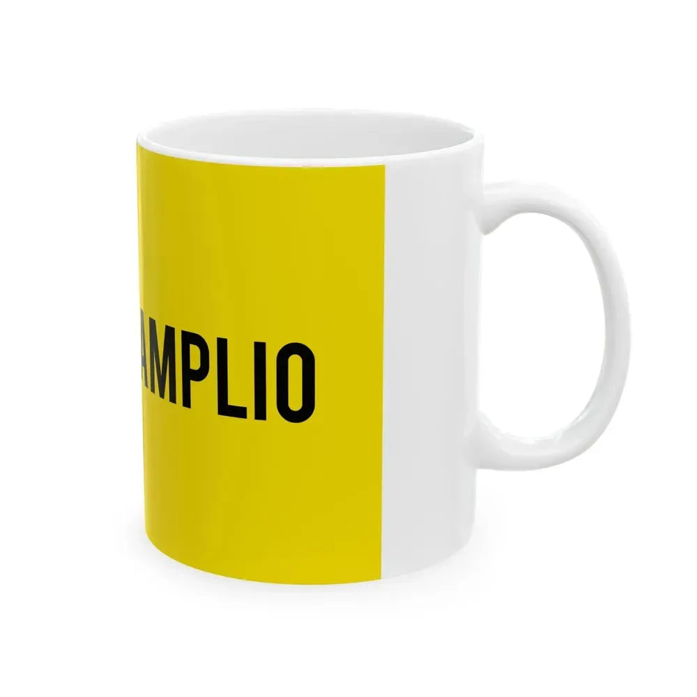 Bandera Partido Frente Amplio Costa Rica (Costa Rica) White Coffee Mug - Go Mug Yourself