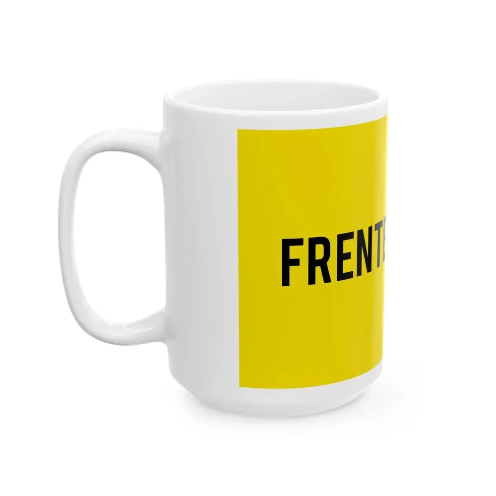 Bandera Partido Frente Amplio Costa Rica (Costa Rica) White Coffee Mug - Go Mug Yourself