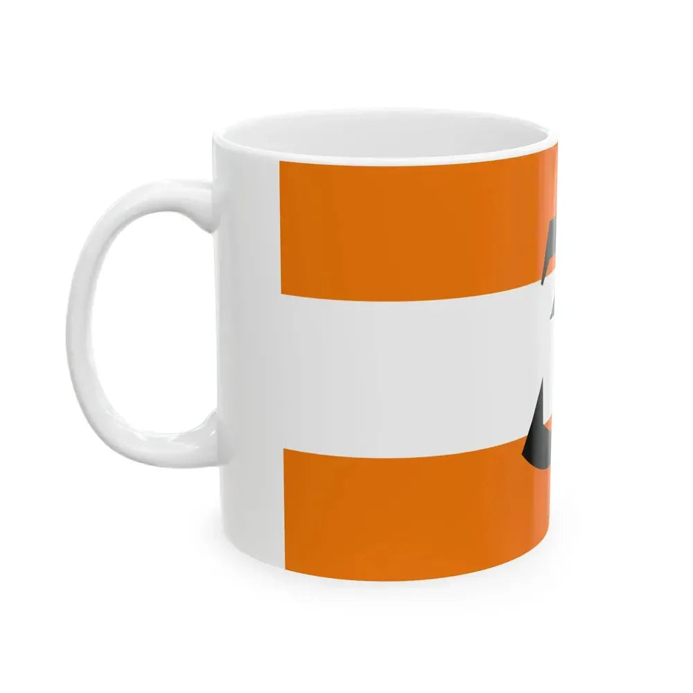 Bandera Partido Frente Nacional Costa Rica (Costa Rica) White Coffee Mug - Go Mug Yourself
