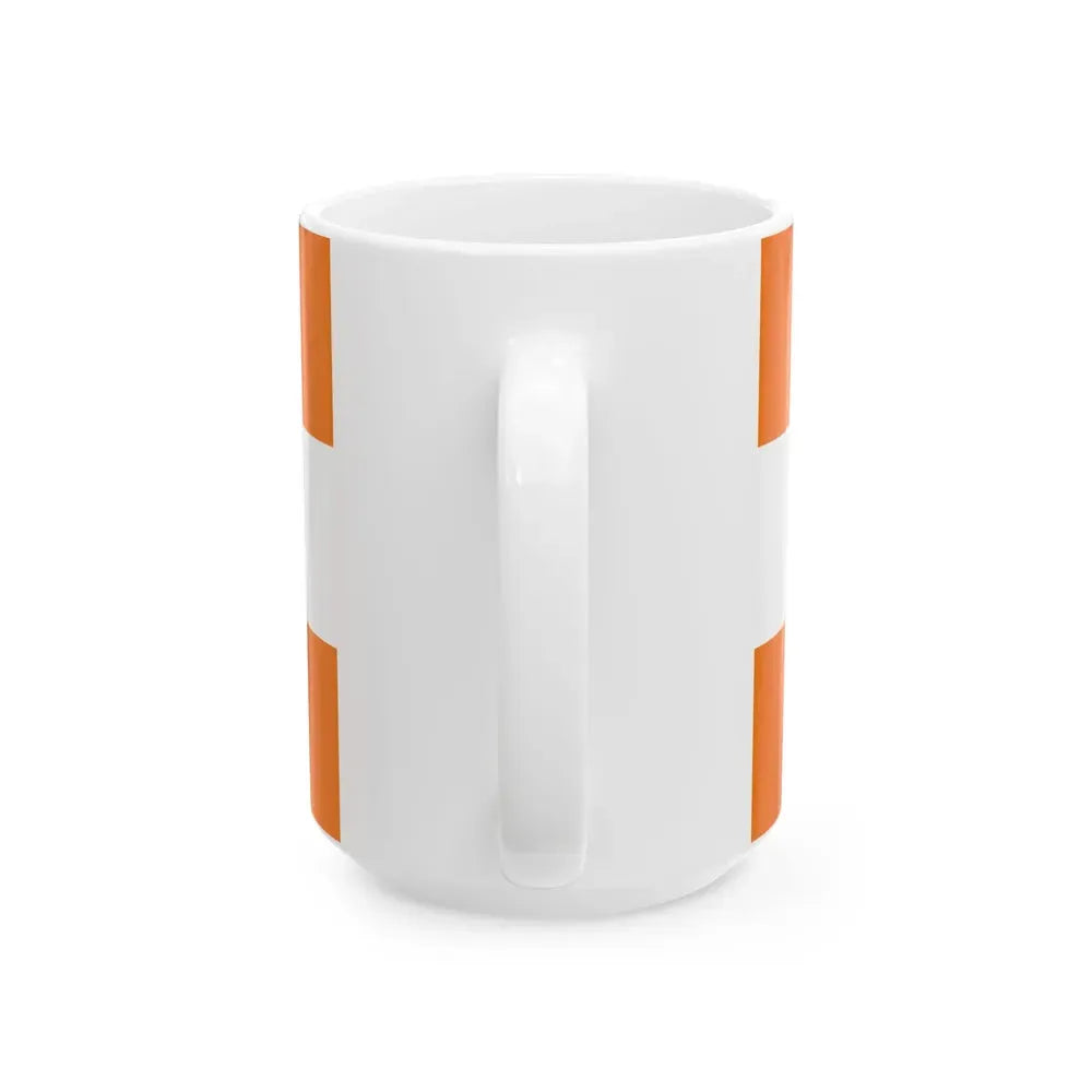 Bandera Partido Frente Nacional Costa Rica (Costa Rica) White Coffee Mug - Go Mug Yourself