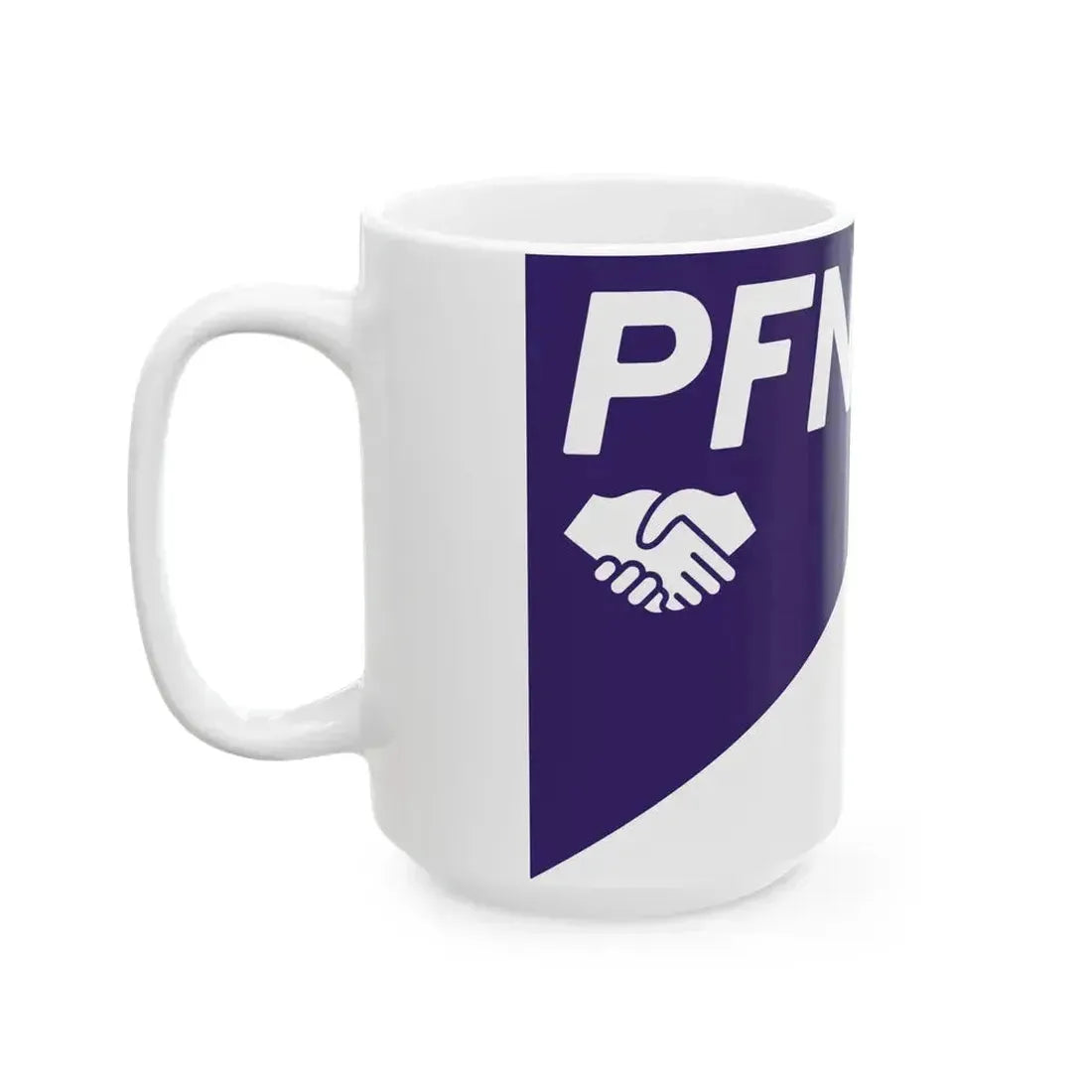 Bandera Partido Fuerza Nacional Costa Rica (Costa Rica) White Coffee Mug - Go Mug Yourself