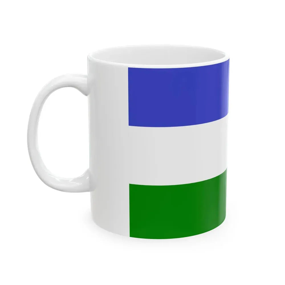 Bandera Partido Independiente 1958 Costa Rica (Costa Rica) White Coffee Mug - Go Mug Yourself