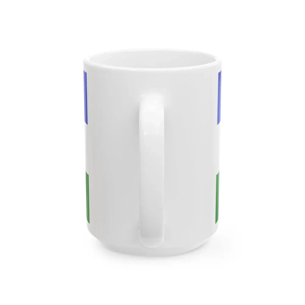 Bandera Partido Independiente 1958 Costa Rica (Costa Rica) White Coffee Mug - Go Mug Yourself
