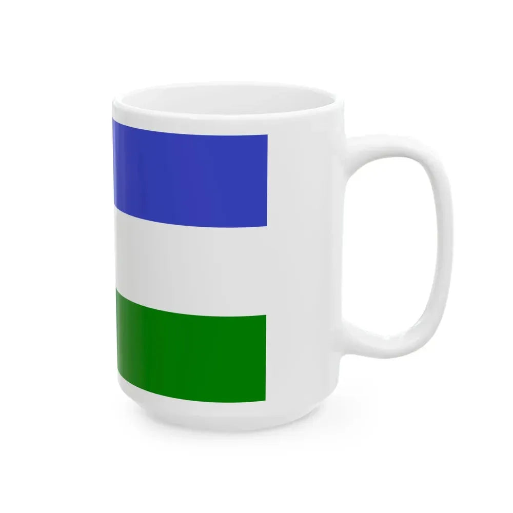 Bandera Partido Independiente 1958 Costa Rica (Costa Rica) White Coffee Mug - Go Mug Yourself