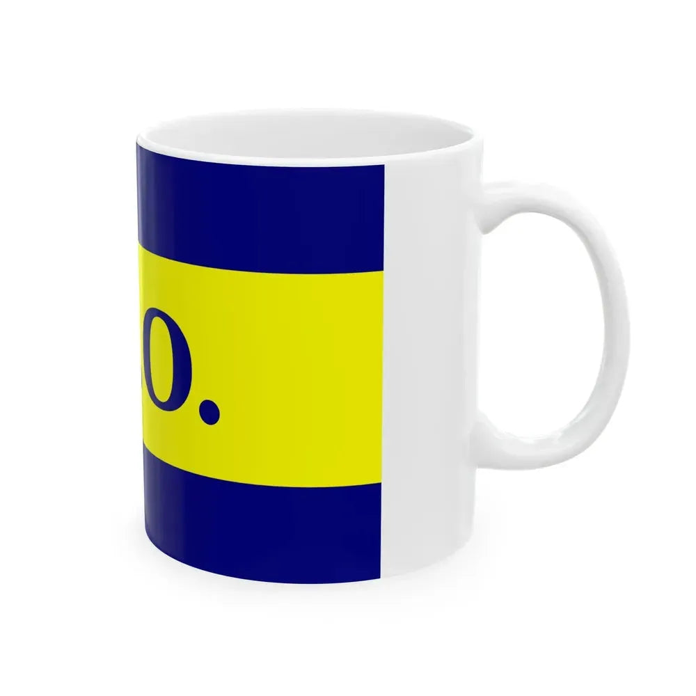 Bandera Partido Independiente Obrero Costa Rica (Costa Rica) White Coffee Mug - Go Mug Yourself