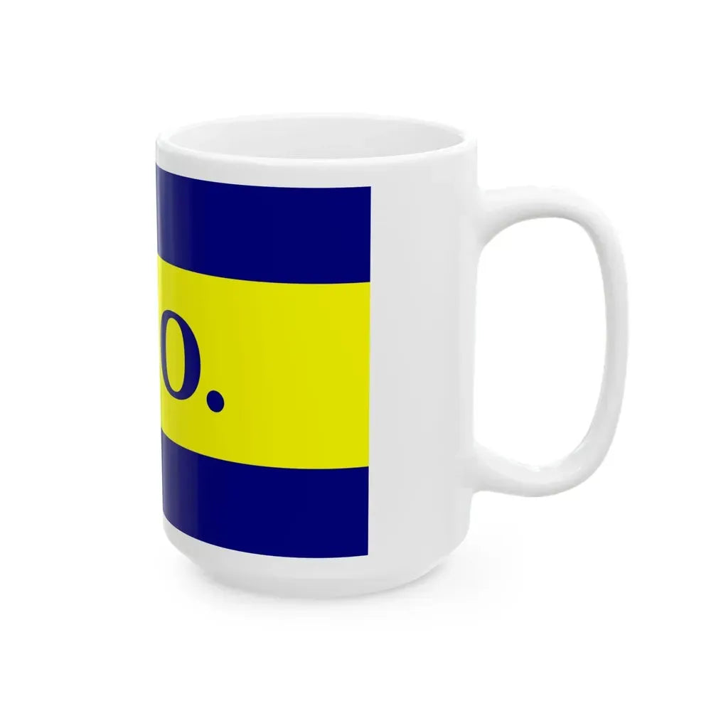 Bandera Partido Independiente Obrero Costa Rica (Costa Rica) White Coffee Mug - Go Mug Yourself