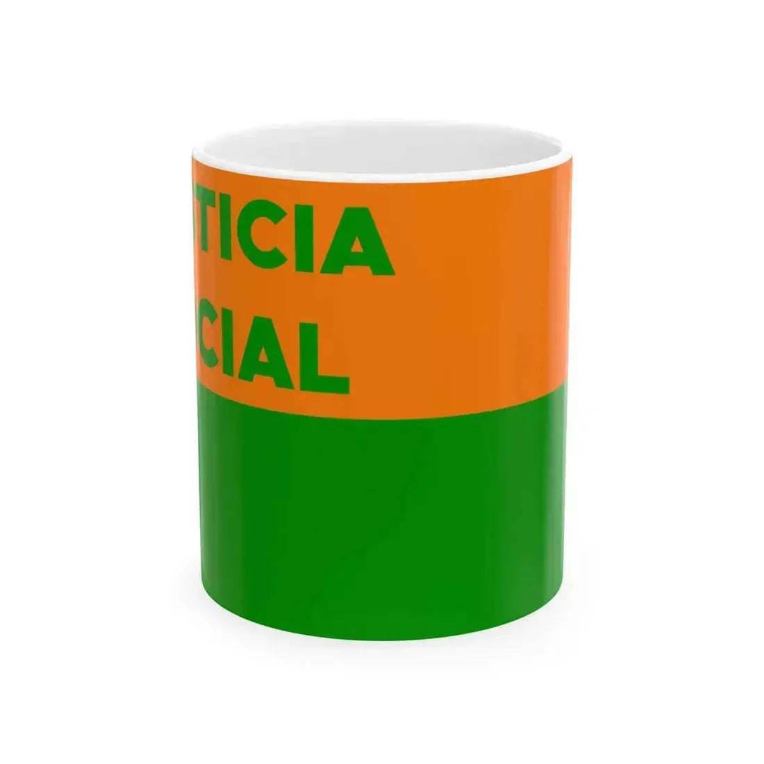 Bandera Partido Justicia Social Costarricense Costa Rica (Costa Rica) White Coffee Mug 11oz - Go Mug Yourself