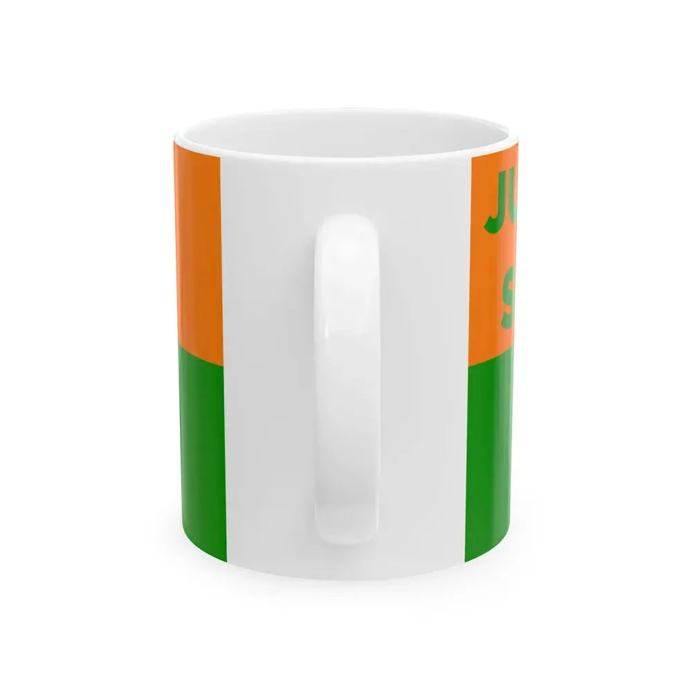 Bandera Partido Justicia Social Costarricense Costa Rica (Costa Rica) White Coffee Mug - Go Mug Yourself