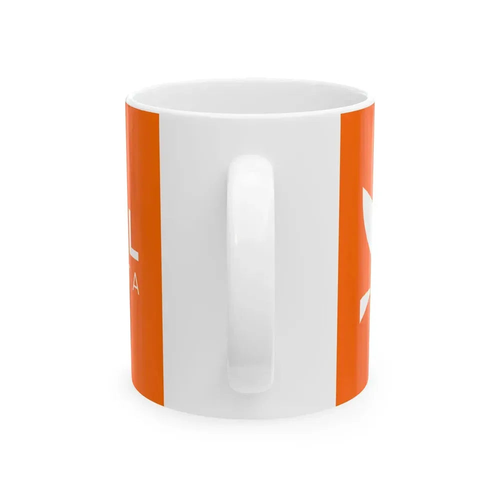 Bandera Partido Liberal Progresista Costa Rica (Costa Rica) White Coffee Mug - Go Mug Yourself