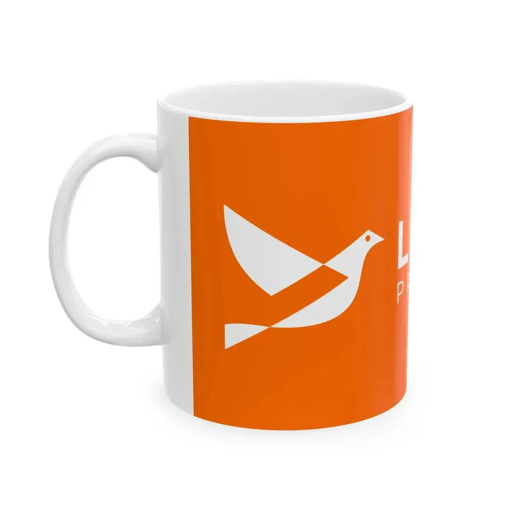 Bandera Partido Liberal Progresista Costa Rica (Costa Rica) White Coffee Mug - Go Mug Yourself