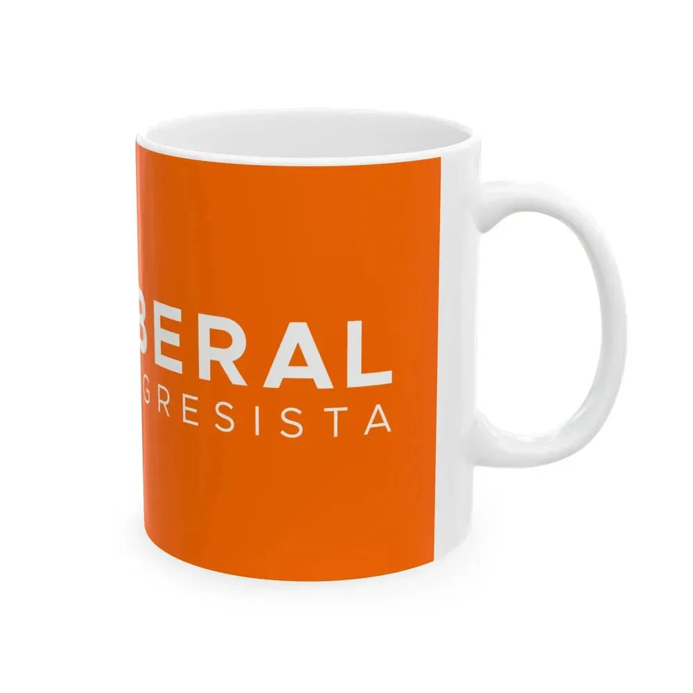 Bandera Partido Liberal Progresista Costa Rica (Costa Rica) White Coffee Mug - Go Mug Yourself
