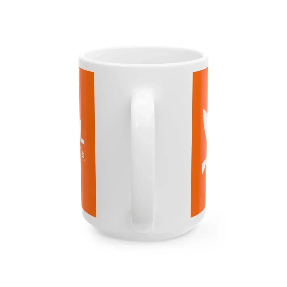 Bandera Partido Liberal Progresista Costa Rica (Costa Rica) White Coffee Mug - Go Mug Yourself
