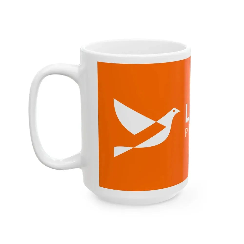 Bandera Partido Liberal Progresista Costa Rica (Costa Rica) White Coffee Mug - Go Mug Yourself