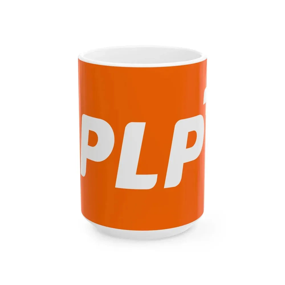 Bandera Partido Liberal Progresista Plus Costa Rica (Costa Rica) White Coffee Mug 15oz - Go Mug Yourself